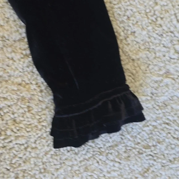 Inc Black Velvet Zippered Blazer Medium - Picture 5 of 10